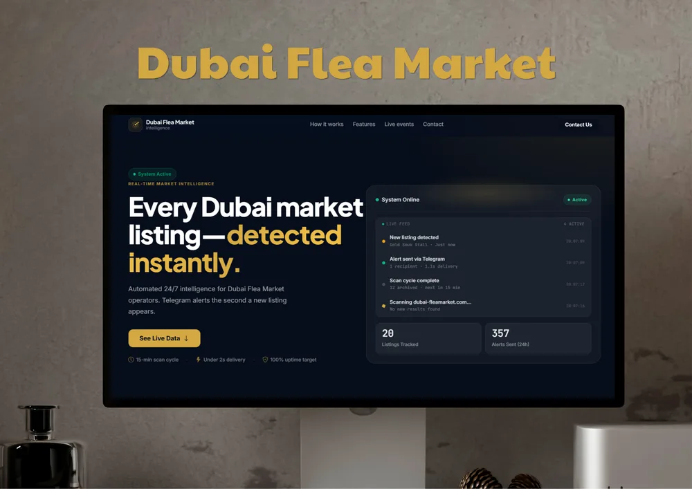 Dubai Flea Market Intelligence
